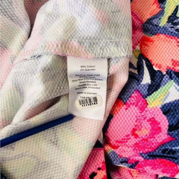 TALBOTS Dress Size 10 Multicolored Floral Print Sleeveless Vacation Summer - Picture 8 of 8